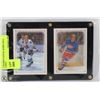 Image 1 : 2 FRAMED CANVAS  BOBBY HULL CARDS