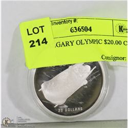 1987 CALGARY OLYMPIC $20.00 COIN