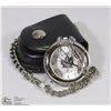 Image 1 : CANADA MAPLE LEAF POCKET WATCH W/ CASE AND CHAIN