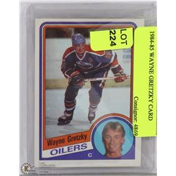 1984-85 WAYNE GRETZKY CARD