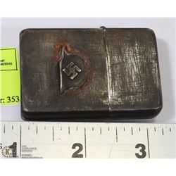 ZIPPO STYLE NAZI LIGHTER MARKED 1944 GES GESCH