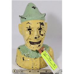 VINTAGE CAST IRON MONEY BANK