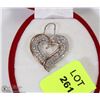 Image 1 : STERLING  SILVER  CUBIC (3.00CT ) PENDANT  (3.58G