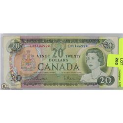 1969 CANADIAN $20 BILL