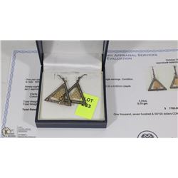 #23-STERLING SILVER BLACK AND YELLOW GOLD PLATED