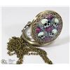 Image 1 : NEW SKULL POCKET WATCH ON CHAIN