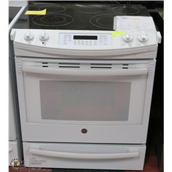 30" GE CONVECTION SLIDE IN  STOVE WITH