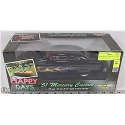 HAPPY DAYS 51 MERCURY CUSTOM DIE CAST SCALE 1:18
