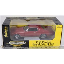 AMERICAN MUSCLE 1969 PONTIAC GRAND PRIX DIE CAST