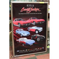 BARRET-JACKSON POSTER FRAMED
