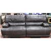 Image 1 : NEW GREY LEATHERETTE ELECTRIC RECLINING SOFA