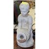 Image 1 : CONCRETE BOY ON JUG SPITTER  20" HIGH