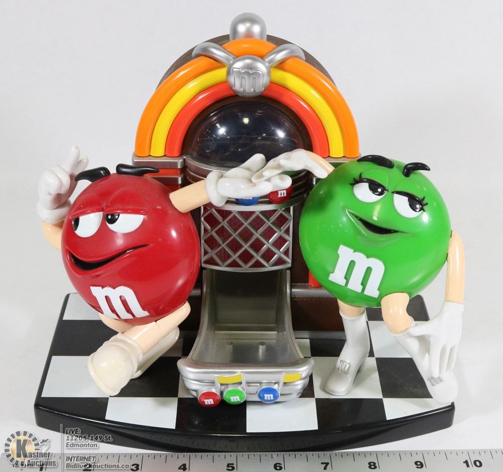 M & M COLLECTIBLE JUKEBOX DISPENSER