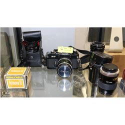 CANON EF CAMERA  AND LENSES
