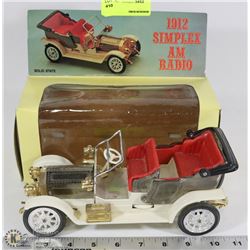 1912 SIMPLEX SCALE MODEL AM RADIO