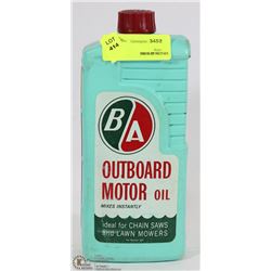 VINTAGE BA OUTBOARD MOTOR OIL CONTAINER
