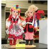 Image 1 : PAIR OF ESTATE COLLECTOR DOLLS ON STAND