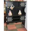 Image 1 : RENEWED BLACK PINE HUTCH 41"X14"X60"H