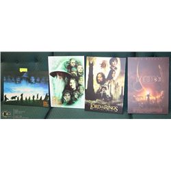 GROUP OF 4 MOVIE THEMED WALL PLAQUES
