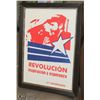 Image 1 : FIDEL CASTRO REVELUCION POSTER FRAMED