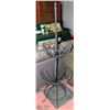 Image 1 : LARGE BLACK WROUGHT IRON 2 TIER PLANTER -