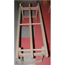 VINTAGE WOOD WASHTUB STAND