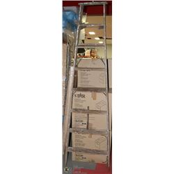 VINTAGE 8' WOOD STEP LADDER