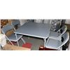 Image 1 : GREY FOLDING CARD TABLE WITH 4 CHAIRS