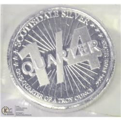 QUARTER OUNCE .999 SILVER COIN