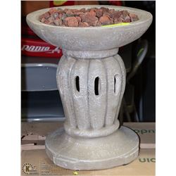 PROPANE PATIO HEATER WITH LAVA ROCK