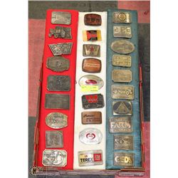 COLLECTION OF HARD TO FIND BELT BUCKLES