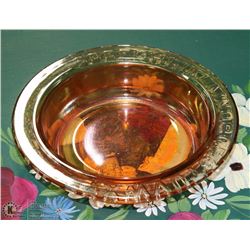 VINTAGE MARIGOLD CARNIVAL GLASS LITTLE BO PEEP