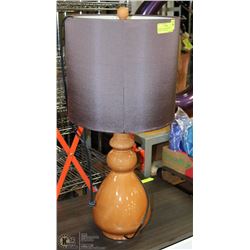 MODERN HOME ORANGE AND BROWN TABLE LAMP