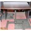Image 1 : ADJUSTABLE TV/LAPTOP TRAY  ON WHEELS