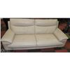 Image 1 : BIEGE LEATHERETTE SOFA