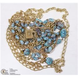 ESTATE VINTAGE STONE JEWELLERY SET