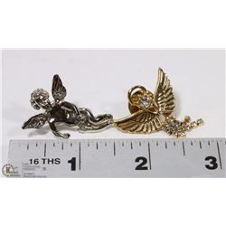 PAIR OF ESTATE ANGEL PINS