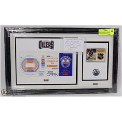 WAYNE GRETZKY 78-79 WHA ROOKIE SCHEDULE AND