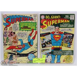 SCARCE SILVER AGE SUPERMAN COMICS