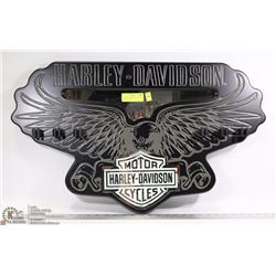 HARLEY DAVIDSON POOL CUE RACK - HOLDS 6 CUES