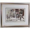 Image 1 : FRAMED MATTED HALLMARK WINTERY PRINT