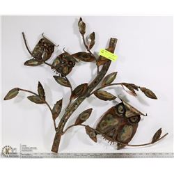 METAL OWL WALL HANGING