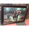 Image 1 : LARGE PRINT OF AFRICAN ELEPHANT