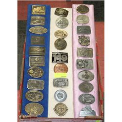 COLLECTION OF HARD TO FIND BELT BUCKLES