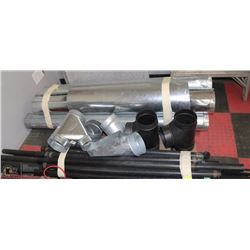 PALLET OF ASSORTED PVC & DUCT