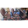 Image 1 : GROUP OF 3 HYDRAULIC LIFT OFFICE CHAIRS