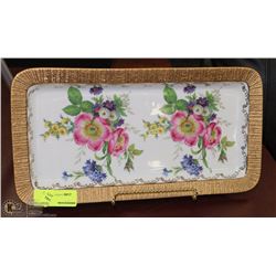 LARGE ESTATE GLORIA HANDPAINTED PORCELAIN