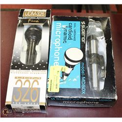 ESTATE COLLECTION OF 3 CLASSIC MICROPHONES