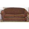 Image 1 : BROWN FABRIC HIDE-A-BED