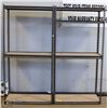 Image 1 : GROUP OF 2 METAL SHELVES, 36"X16"X71"H EACH